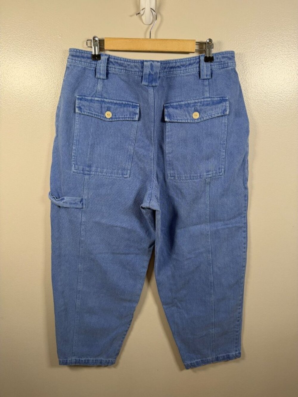 Alex Mill Painter Jeans Mens Size 33 Utility Carpenter Light Denim Wash Blue - Picture 2 of 11